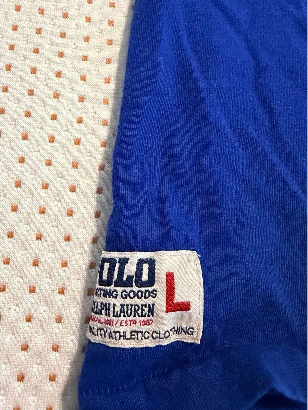 Polo Ralph Lauren Classic Fit Jersey T Shirt L Polo 67 Sporting Goods Blue Trim
